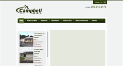 Desktop Screenshot of campbellrentals.com